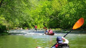 Canoeing at Cedar Creek Park