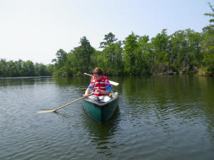 Canoeing at Live Oak Landing