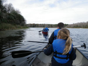 Canoeing at Live Oak Landing